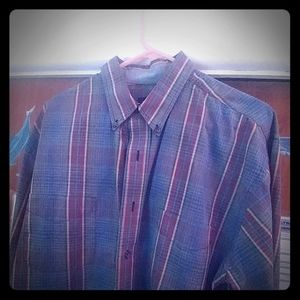 Men's long sleeve button down shirt